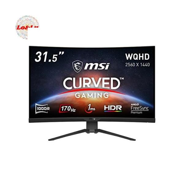 MSI ゲーミングモニター 湾曲率1000R 170Hz 31.5インチ VA湾曲