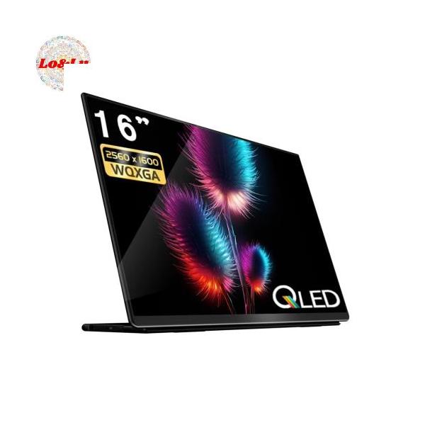 EHOMEWEI モバイルモニター WQXGA 16インチ 2K 2560x1600 QLED 量子