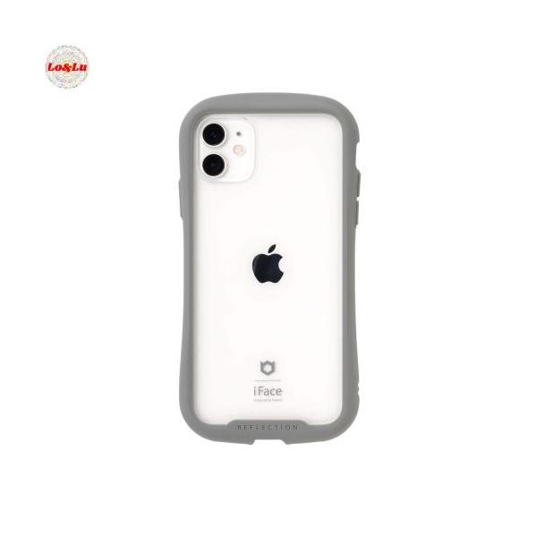 他サイト： iFace Reflection iPhone 11 ケース クリア 強化ガラス (グレー)【アイフォン11の商品画像