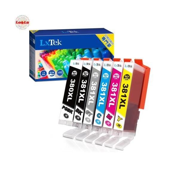 他サイト： 【LxTek】BCI-381XL BCI-380XL 互換インクカートリッジ Canon用 インク 381 380の商品画像