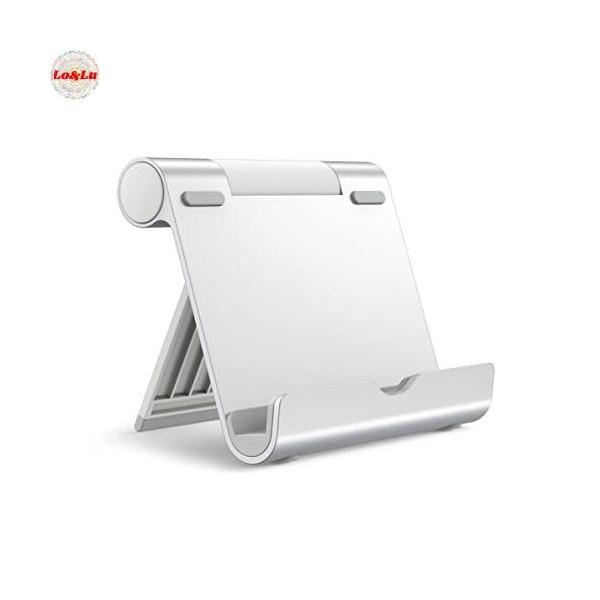他サイト： JEDirect タブレット スマホ スタンド 角度調整可能 ポータブル アルミ製 シルバの商品画像