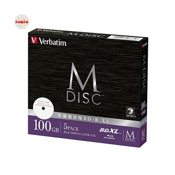 Verbatim DBR100YMDP5V2 BD-R XLデータ用M-DISC 100GB