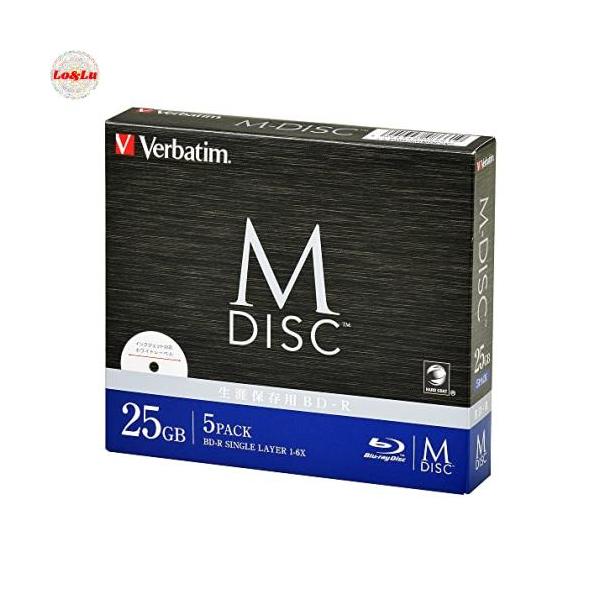 Verbatim DBR25RMDP5V2 BD-R データ用M-DISC 25GB