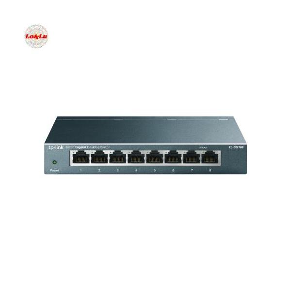 他サイト： TP-Link 8ポート スイッチングハブ 10/100/1000Mbps ギガビット 金属筺体 設定不の商品画像