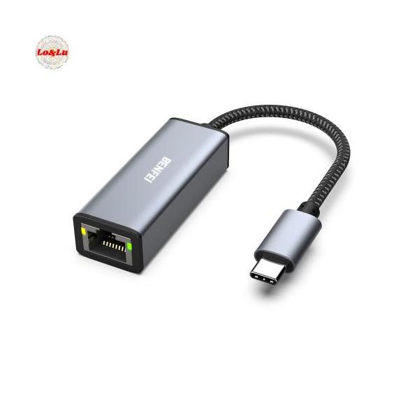 他サイト： BENFEI 有線LANアダプタ USB-C - イーサネットアダプター、USB Type-C (Thunderbの商品画像
