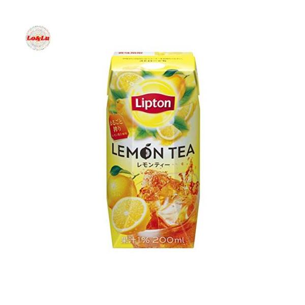 他サイト： リプトン レモンティー 200ml [紅茶飲料 紙パック ドリンク 飲み物 常温保存]×2の商品画像