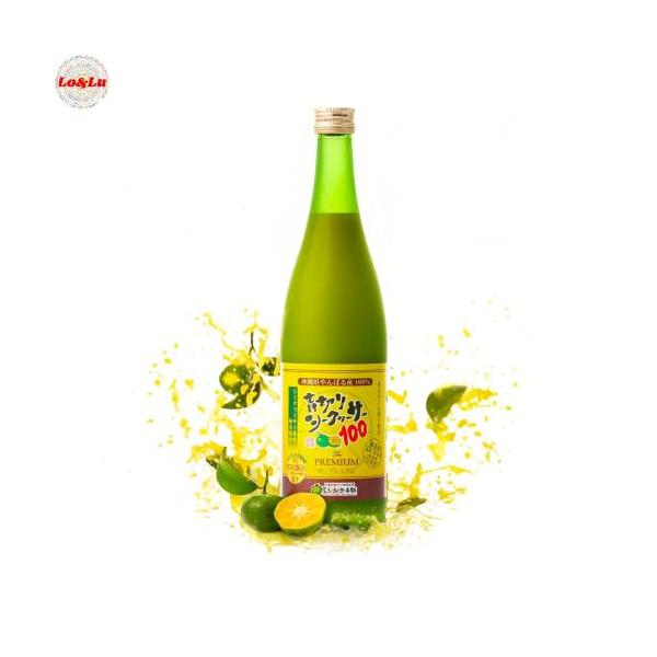 他サイト： 沖縄特産販売 青切りシークヮーサー 100 プレミアム 720ml [ ストレート 原液 沖の商品画像