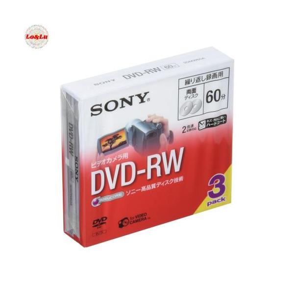 SONY ビデオカメラ用DVD-RW(8cm) 3枚パック 3DMW60A