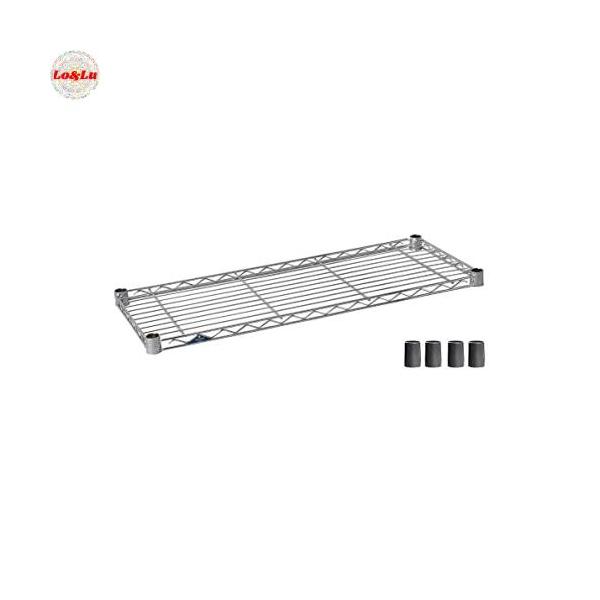 他サイト： ドウシシャ ルミナススリム スチールラックパーツ スチール棚板 幅121.5×奥行46の商品画像