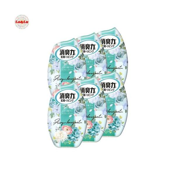 他サイト： 消臭力 [まとめ買い] 玄関 リビング 部屋用 置き型 エアリーブーケ 400mL×6個の商品画像