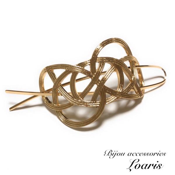 マジェステ かんざし スティック バレッタ 髪留め 髪飾り シンプル 人気 ヘアアクセサリー メタル 結婚式 まとめ髪 水引風 Mj01 ビジューアクセサリーloaris 通販 Yahoo ショッピング