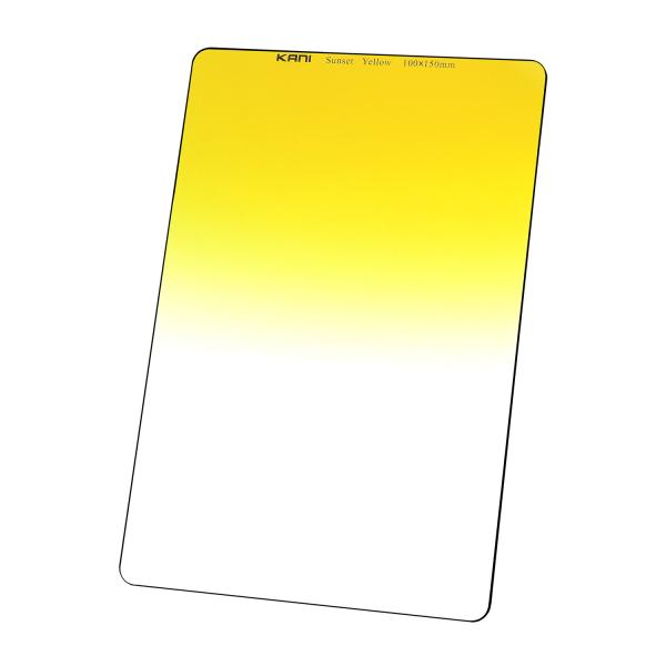 KANI サンセットイエロー 100x150mm / 色彩強調 朝日 夕日 角型 角形