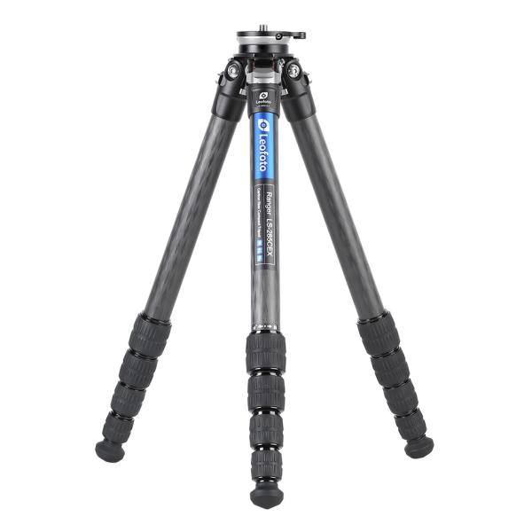 Leofoto (レオフォト) LS-285CEX レベリングベース付カーボン三脚/パイプ径28mm 5段 ミラーレス・一眼レフ用三脚