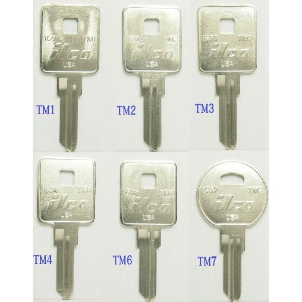 TMSET-ILCO　TRIMARKトライマーク　 ブランクキー18種類各1本セット 合鍵材料