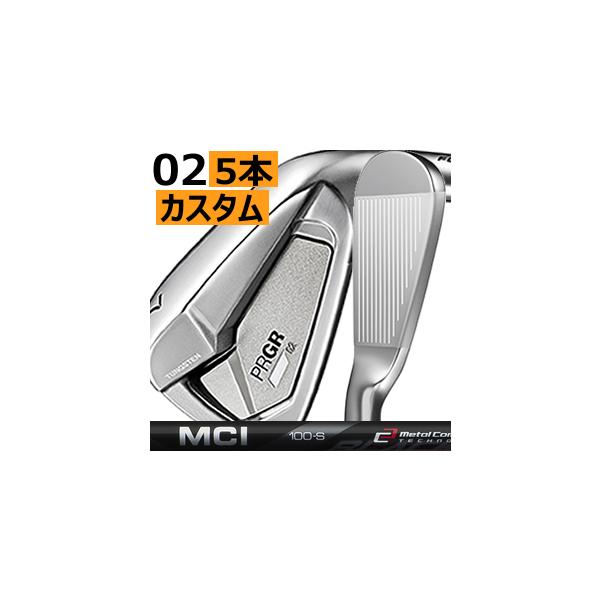 PRGR プロギア 02 アイアン 5本(6番〜9番・P)セット フジクラ MCI