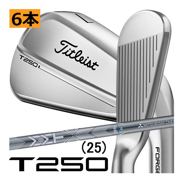 Titleist（タイトリスト） T250(25) アイアン 6本(5番〜P)セット