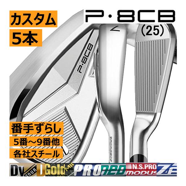 TaylorMade テーラーメイド P・8CB(25) アイアン 5本(5番〜9番 or 6番