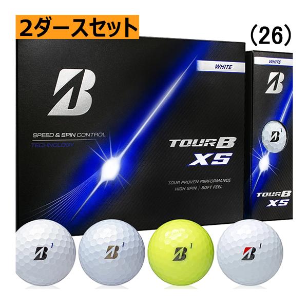 TOUR B ブリヂストンゴルフ ツアー B XS ボール 2ダースセット 26年