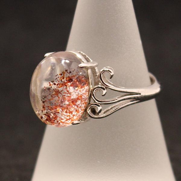 高品質　スーパーセブン　天然石大粒リング locoanimo_699a21