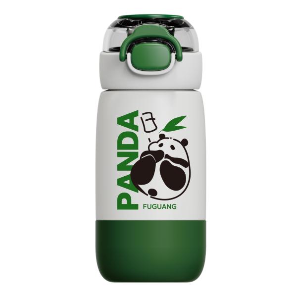FUGUANG（富光） 真空断熱ボトル ストローキャップ付き パンダ柄