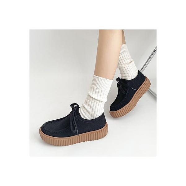 シューズインクローゼット  Shoes in Closet -シュークロ- 超軽量厚底 リブソール  やわらか スニーカーライク モカシン 1948