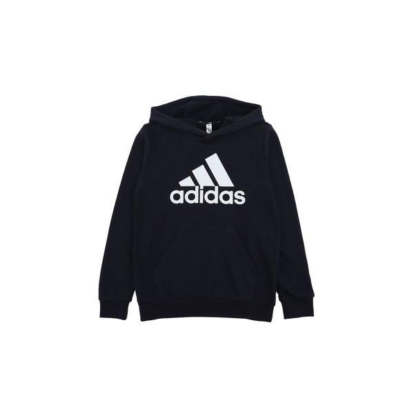 アディダス adidas ジュニア スウェットトレーナー ビッグロゴ エッセンシャルズ コットンパーカー IC6833 （レジェンドインク/ホワイト）