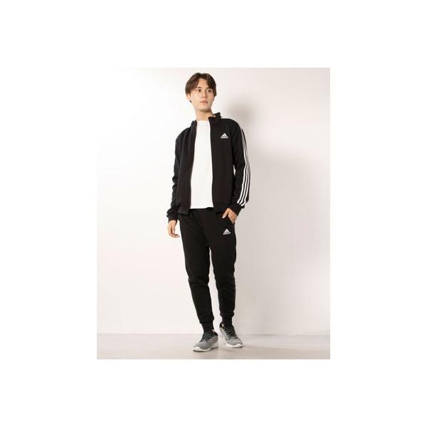 adidas（アディダス） メンズ ジャージ上下セット M 裏起毛 トリコット