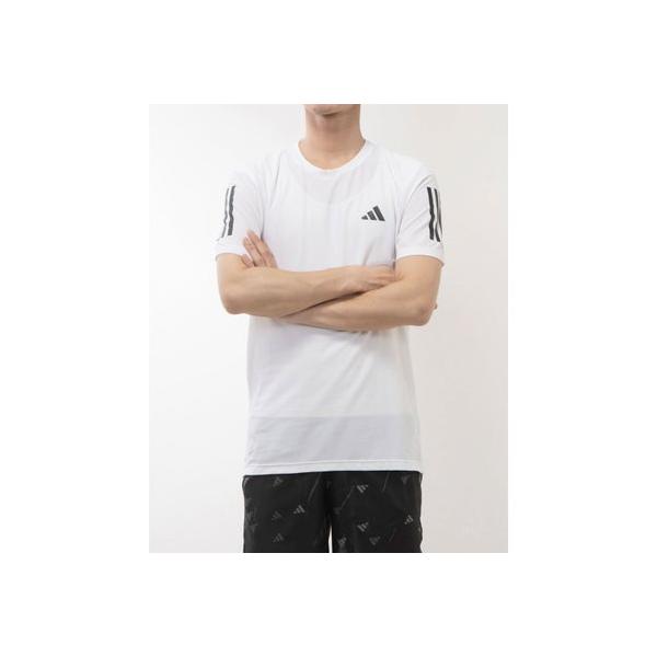 アディダス adidas メンズ 陸上/ランニング 半袖Tシャツ OTR B TEE IK7436 （ホワイト）