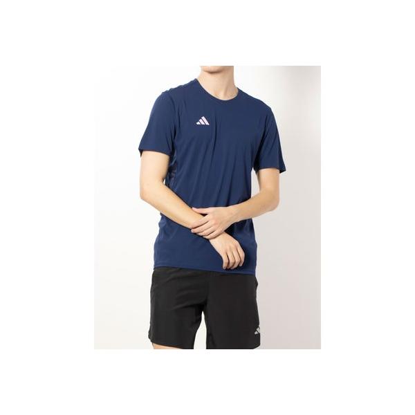 アディダス adidas メンズ 陸上/ランニング 半袖Tシャツ ADIZERO E TEE IN1158 （ネイビー）