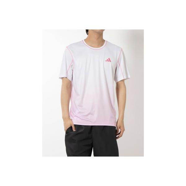 アディダス adidas メンズ 陸上/ランニング 半袖Tシャツ TOKYO TEE IP3554 （ピンク）