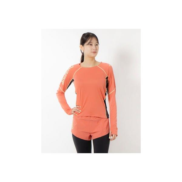 アディダス adidas レディース 陸上/ランニング 長袖Tシャツ EKIDEN LS IS0700 （レッド）