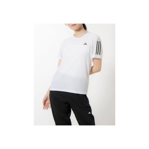 アディダス adidas レディース 陸上/ランニング 半袖Tシャツ オウン ザ ラン 半袖Tシャツ IK7442 （ホワイト）
