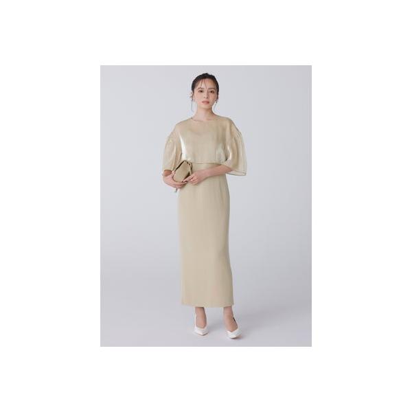 レイヤードコンビネーションワンピース アニュアンス anuans レイヤードコンビネーションワンピース