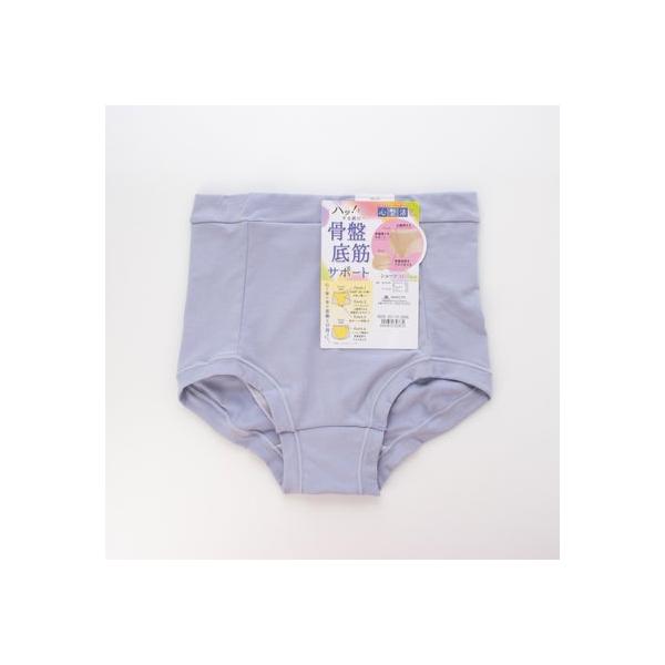 アズ as 骨盤底筋ケア 綿混 防水布付きショーツ （ブルーラベンダー）【交換・返品不可】