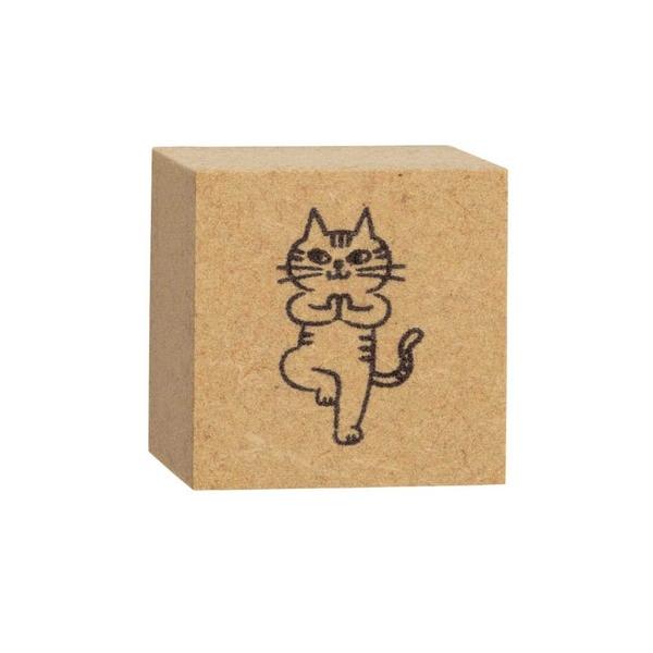 シネマコレクション cinemacollection ハンコ お猫ライフスタンプ ヨガ デコレ ラッピング プレゼント デコレーション キャラクター