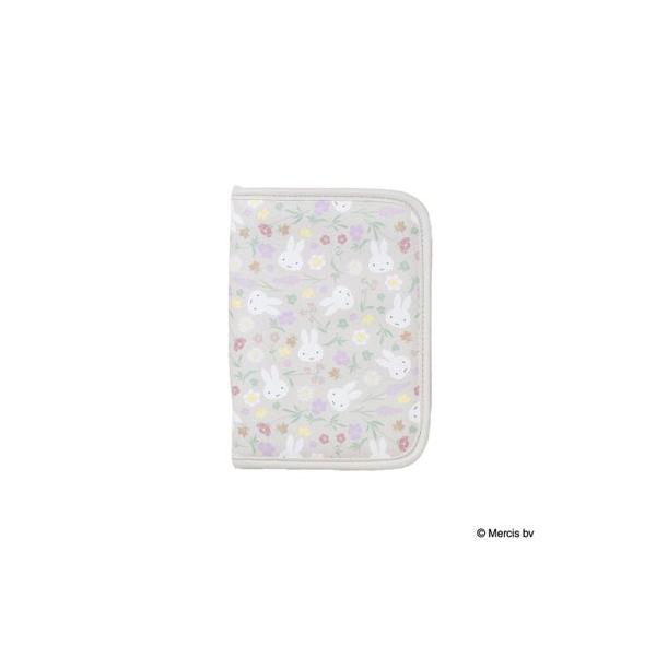 シネマコレクション cinemacollection ミッフィー マルチポーチ MIFFY Floral pattern マルチケース ベージュ ディ