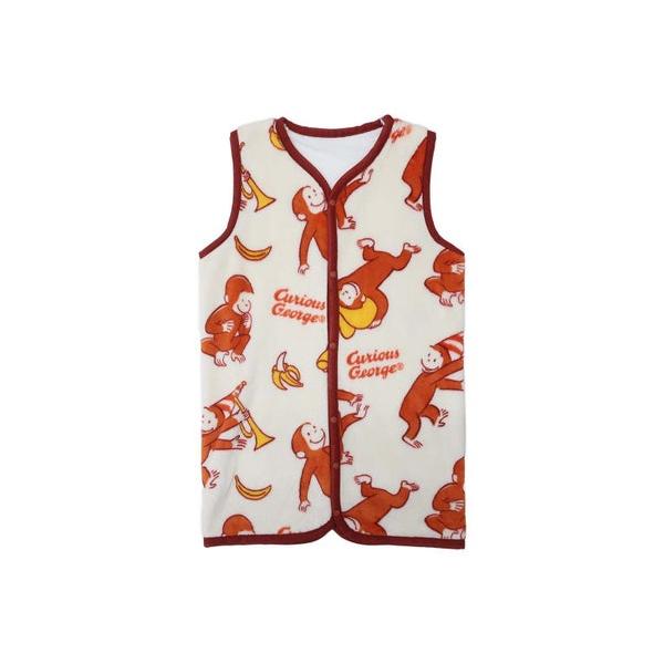 他サイト： シネマコレクション cinemacollection おさるのジョージ 子供用 防寒 寝具 2wayスリーパー クラシックスタイル 丸眞 ウォーマー雑の商品画像