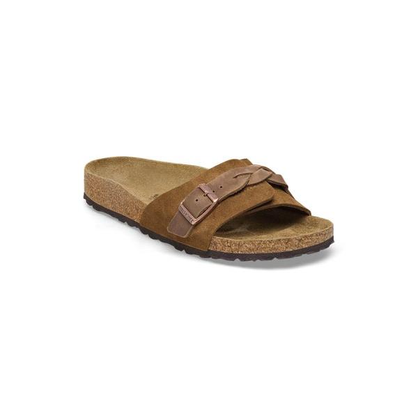 ビルケンシュトック BIRKENSTOCK Oita Braided / オオイタ ブレイデッド スエードレザー 【ナロー幅】 WOMEN （ミンク）