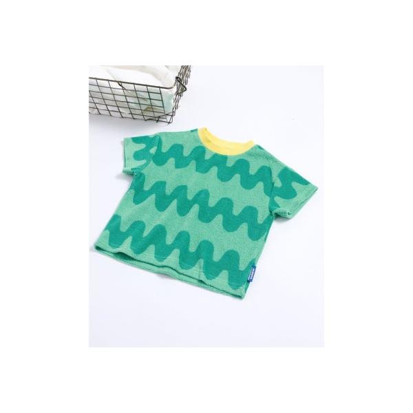 BREEZE（ブリーズ） 【リンク】総柄パイルTシャツ(セットアップ可