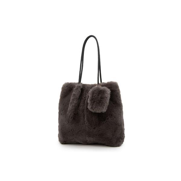 CACHELLIE（カシェリエ） CACHELLIE C8725 F/FUR*MESH HNDL TOTE