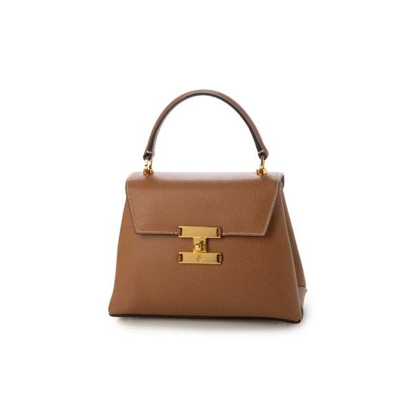 美品 カルボッティ ハンドバッグ Tan ショルダーストラップ付き カルボッティ CARBOTTI ハンドバッグ （Tan） : ブランド公式 LOCOMALL