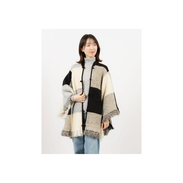 CLANE（クラネ） CLANE WIDE CHECK PONCHO （MIX） : ブランド公式