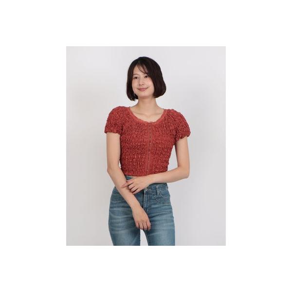 CLANE（クラネ） CLANE SHIRRING PUFF TOPS （RED） : ブランド公式