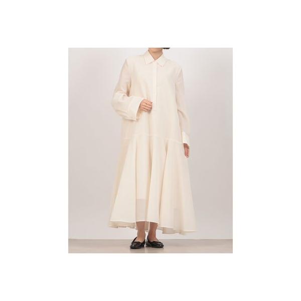 クラネ CLANE STRUCTURED VOLUME ONEPIECE （IVORY）