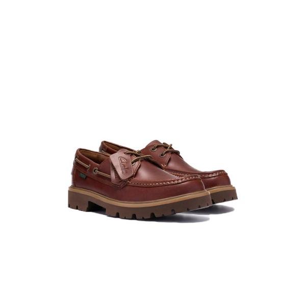 Clarks（クラークス） クレイヒル ボート（Cleyhill Boat） （ブラウン