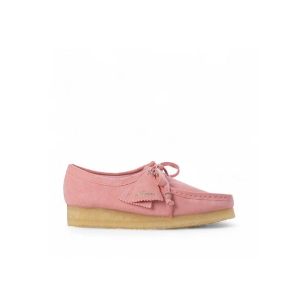 新品 26cm Clarks Wallabee クラークス ワラビー ピンク GOLF WANG × Clarks Wallabee 