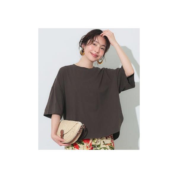 コカ coca レギュラーオンス５分袖ビッグTシャツ（Dk.brown）