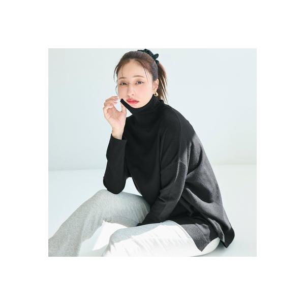 coca（コカ） タートルニットチュニック （Black） : ブランド公式
