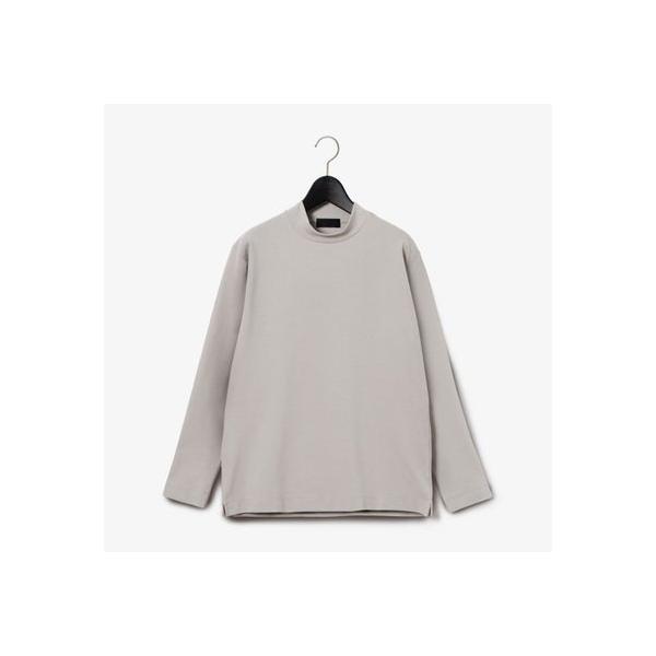 ダーバン D'URBAN モックネックロングカットソー （ライトグレー）