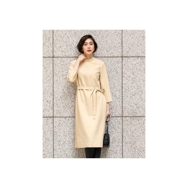 通販 高島屋 ベージュ 二重織ストレッチ ハイネックワンピース ドゥクラッセ Q0l5b262 Doclasse 通販質屋 Boltonpratt Com